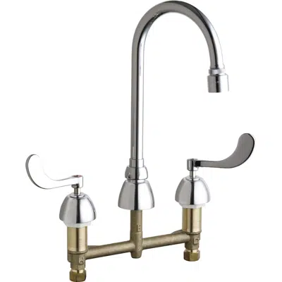 Imagem para Deck-Mounted Manual Faucet with 8" Centers, 786-E65VPABCP}