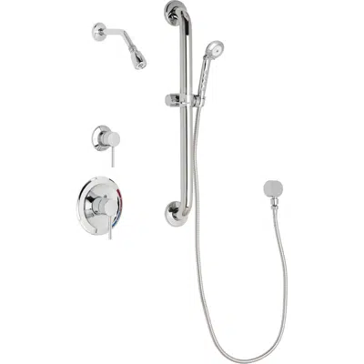 billede til Pressure Balancing Tub and Shower System with Shower Head and Hand Spray, SH-PB1-13-033