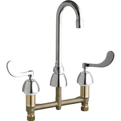 Imagem para Deck-Mounted Manual Faucet with 8" Centers, 786-GN1AE3ABCP}