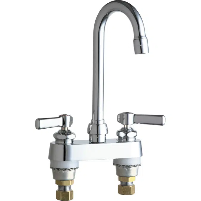 Deck-Mounted Manual Faucet with 4" Centers, 895-ABCP