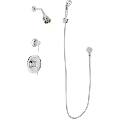 Image for Pressure Balancing Tub and Shower System with Shower Head and Hand Spray, SH-PB1-11-020