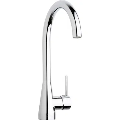 Deck-Mounted Kitchen Faucet, Single-Hole Mount, High Arc Faucet, 436-ABCP 이미지