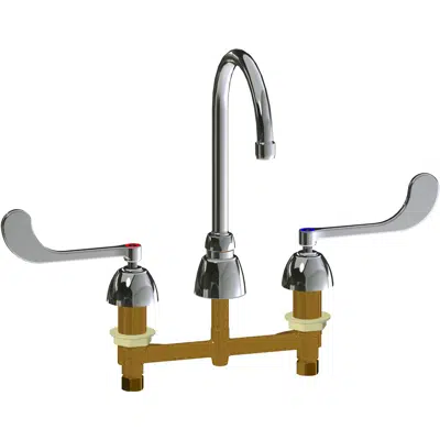imagen para Deck-Mounted Manual Faucet with 8" Centers, 786-GN6AE36XK319AB