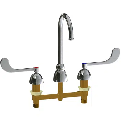 Imagem para Deck-Mounted Manual Faucet with 8" Centers, 786-GN6FCXK-319AB}