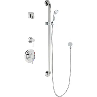 Зображення для Pressure Balancing Tub and Shower System with Hand Spray and Ligature Resistant Shower Head, SH-PB1-15-024