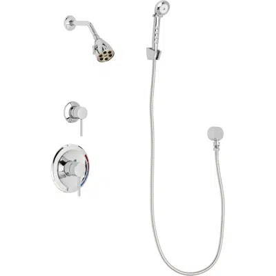 Image for Pressure Balancing Tub and Shower System with Shower Head and Hand Spray, SH-PB1-11-010