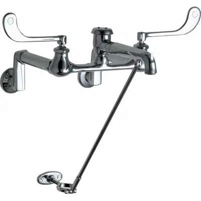 billede til Wall-Mounted Manual Faucet with Adjustable Centers, 815-VBXKCP