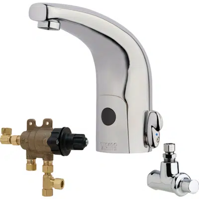 Bild für Touch-Free, Programmable Faucet with Mixing Valve and Supply Stops, for Patient Care Applications, 116.798.AB.1T