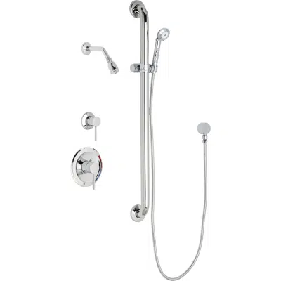 Image for Pressure Balancing Tub and Shower System with Shower Head and Hand Spray, SH-PB1-12-024