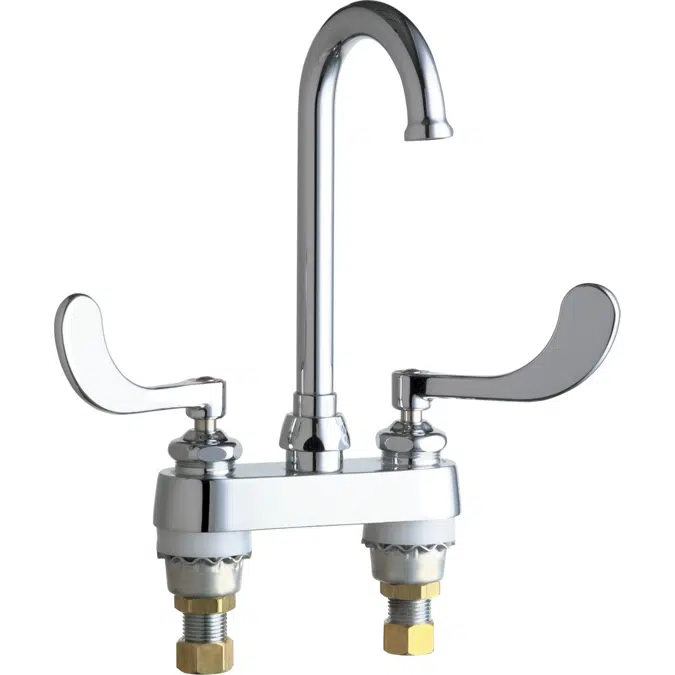 Deck-Mounted Manual Faucet with 4" Centers, 895-317FCABCP