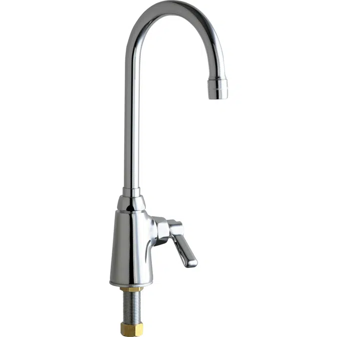 Deck-Mounted Manual Faucet, Single-Hole, Single-Supply, 350-ABCP