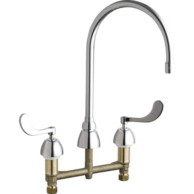 Deck-Mounted Manual Faucet with 8" Centers, 786-GN8AE3ABCP
