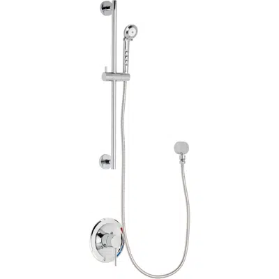 Image for Pressure Balancing Tub and Shower System with Hand Spray and 24" Slide Bar, SH-PB1-00-011