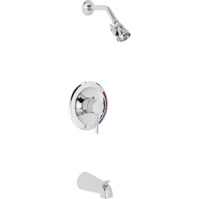 Image pour Pressure Balancing Tub and Shower System with Shower Head and Tub Spout, SH-PB1-06-100