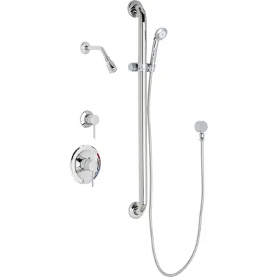 afbeelding voor Pressure Balancing Tub and Shower System with Shower Head and Hand Spray, SH-PB1-13-024