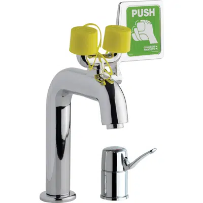 Image pour Single-Handle Emergency Eyewash with Faucet, 8451-ABCP
