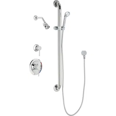 Image pour Pressure Balancing Tub and Shower System with Shower Head and Hand Spray, SH-PB1-16-024