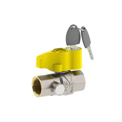 画像 FUTURGAS Female-Female with G 1/4 pressure connection and key-operated lock