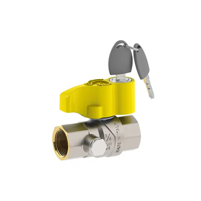 FUTURGAS Female-Female with G 1/4 pressure connection and key-operated lock