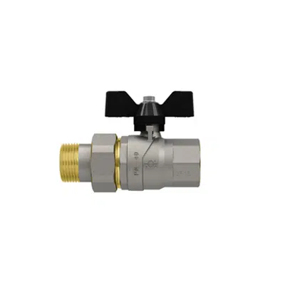 Image for Progress F - Union pipe ball valve  with butterfly handle