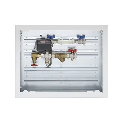Immagine per Energy Box Compact - Dispositivo in cassetta predisposto per la contabilizzazione riscaldamento/ raffrescamento, valvola di zona
 a 4 vie