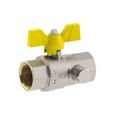 Immagine per FUTURGAS Femmina-Femmina con presa di pressione G 1/4 e maniglia a farfalla
