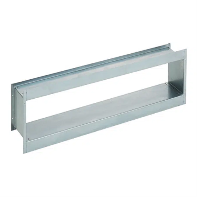 BIM objects - Free download! Air inlet straight plenum PA | BIMobject