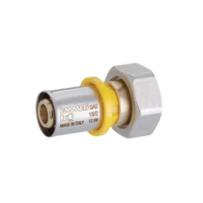billede til Gaspex - Straight with female swivel nut, o-ring fittings