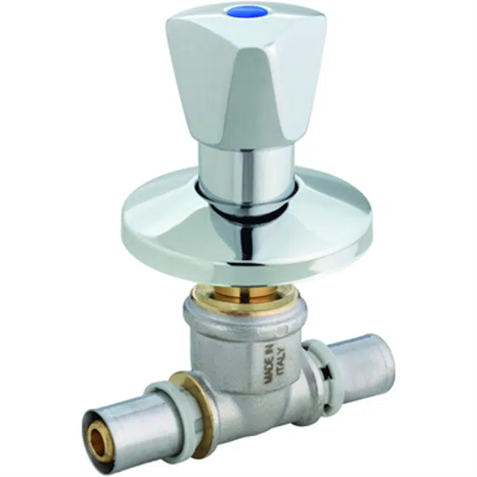 Gerpex -Under plaster valve with handwheel