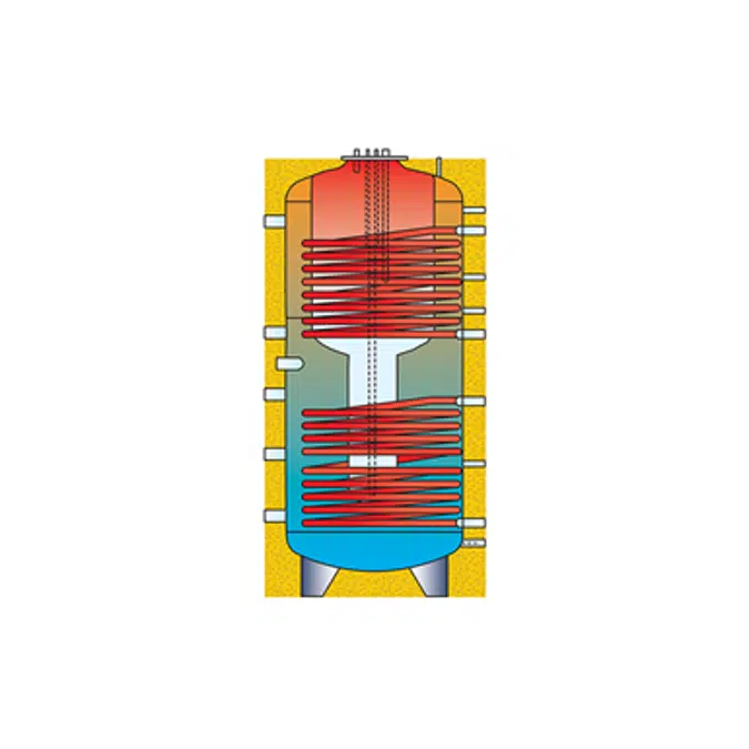 Tank in Tank with 2 fixed exchangers