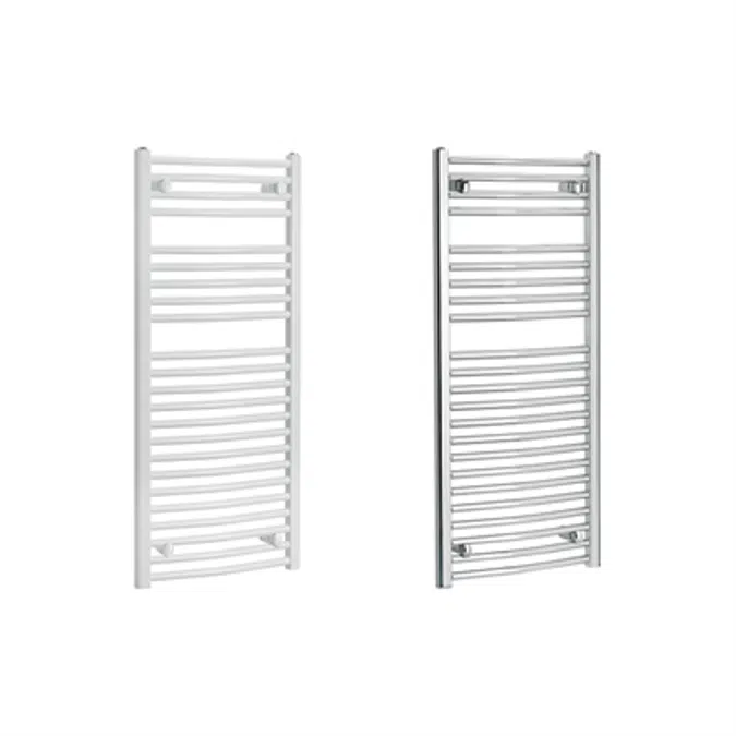 Caravaggio hydronic towel warmer