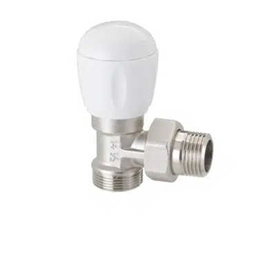 Image pour Full thermostatizable right-angle valve for copper pipe, multi-layer, PEX, PP, PB