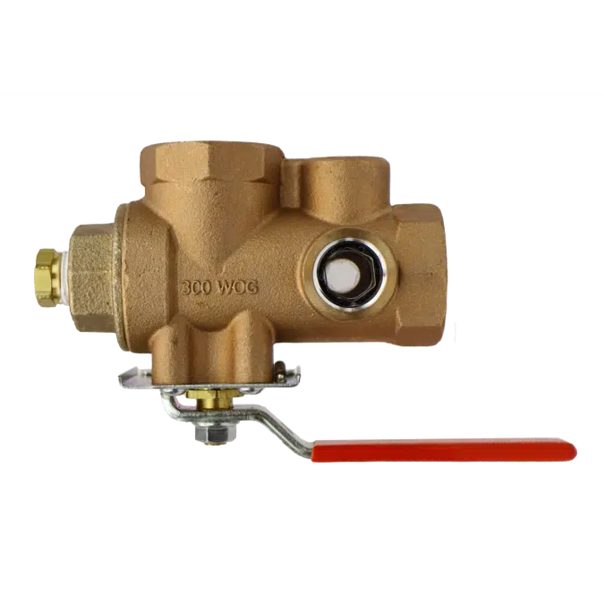 Model 2500 TESTanDRAIN® - Threaded Single Handle Ball Valve