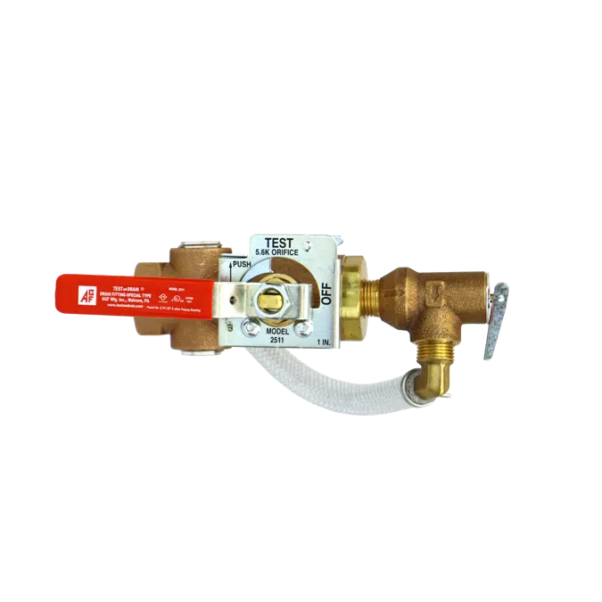 Model 2511A TESTanDRAIN® - Threaded Single Handle Ball Valve