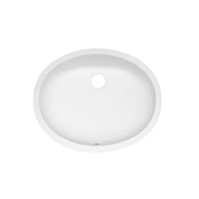 Image for Solid Surface Sink - AV1613 - Oval Vanity Bowl