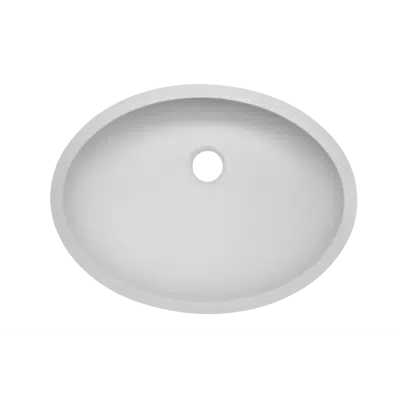 afbeelding voor Solid Surface Sink - AV1410 - Small Oval Vanity Bowl