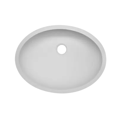 Image for Solid Surface Sink - AV1410 - Small Oval Vanity Bowl