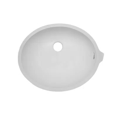 Image for Solid Surface Sink - AV1512 - Oval ADA Vanity Bowl