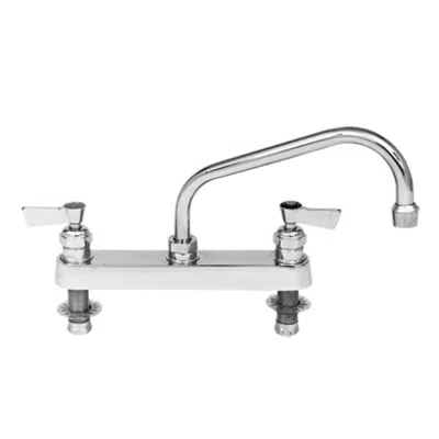 Image for 8" CC Deck 1/2" Faucet with Swing Spout