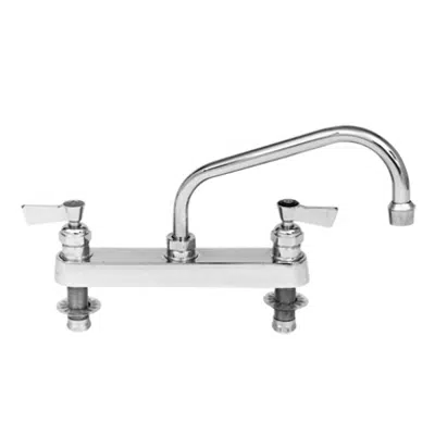 8" CC Deck 1/2" Faucet with Swing Spout için görüntü