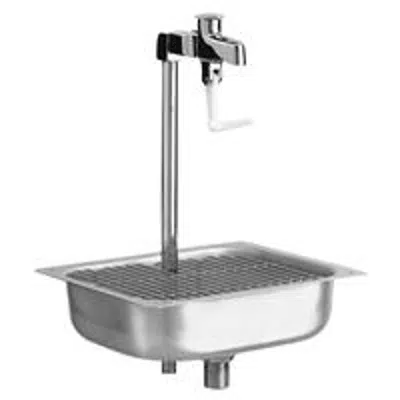 Obrázek pro 10" Pedestal Glass Filler with Sink Assembly