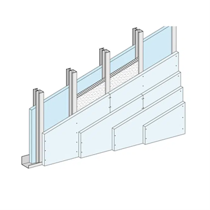 W636.pt - Sistema Shaftwall múltiple - Cuatro placas DF