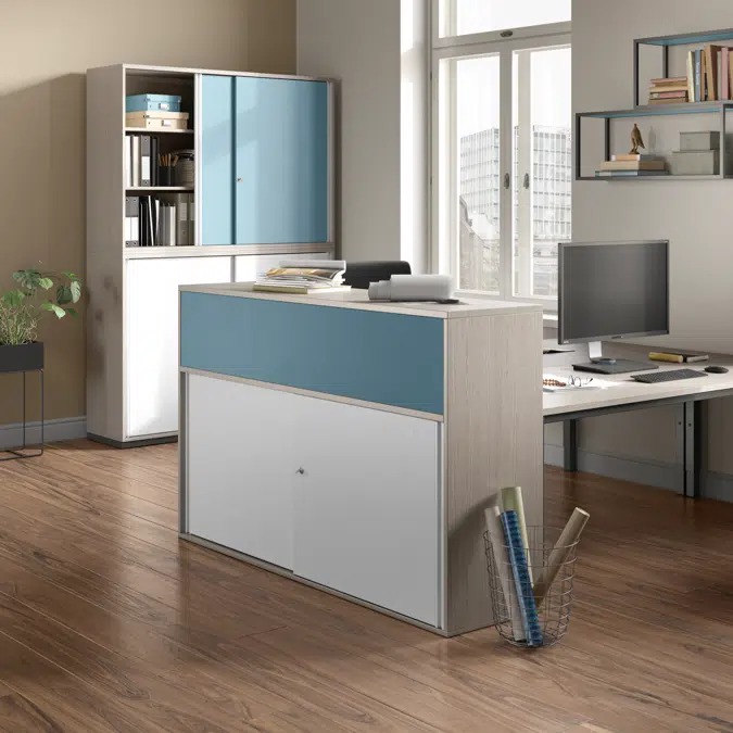 Sliding door cabinet PRISMA 2