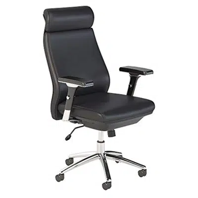 obraz dla Bush Business Furniture Metropolis High Back Leather Executive Office Chair