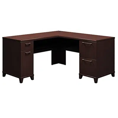 obraz dla Bush Business Furniture Enterprise Collection 60W x 60D L Shaped Desk