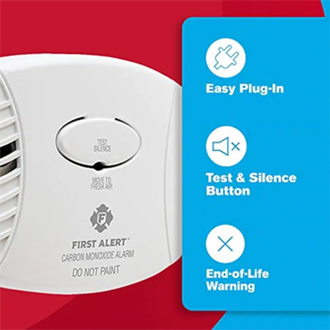 First Alert CO600 Plug-In Carbon Monoxide Detector