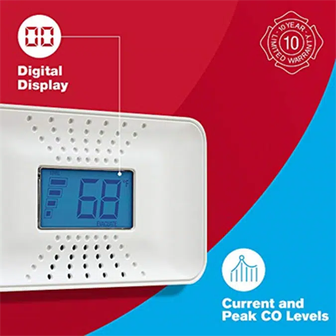 First Alert CO710 Digital Display Carbon Monoxide Detector