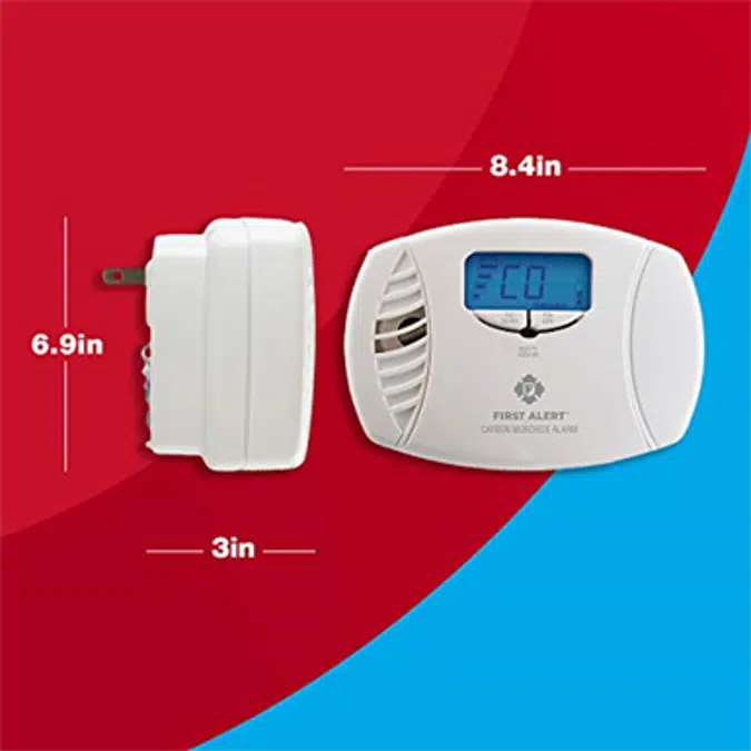 First Alert CO615 Dual-Power Carbon Monoxide Detector Alarm