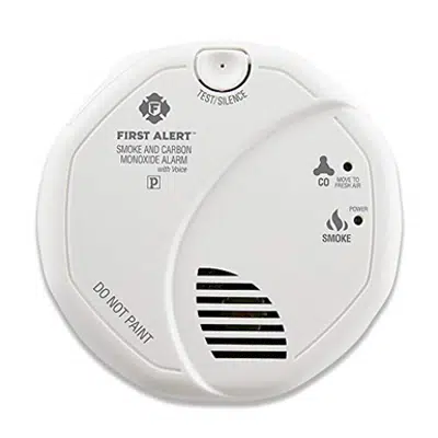 First Alert SCO7CN Battery-Operated Talking Combination Smoke and Carbon Monoxide Alarm için görüntü