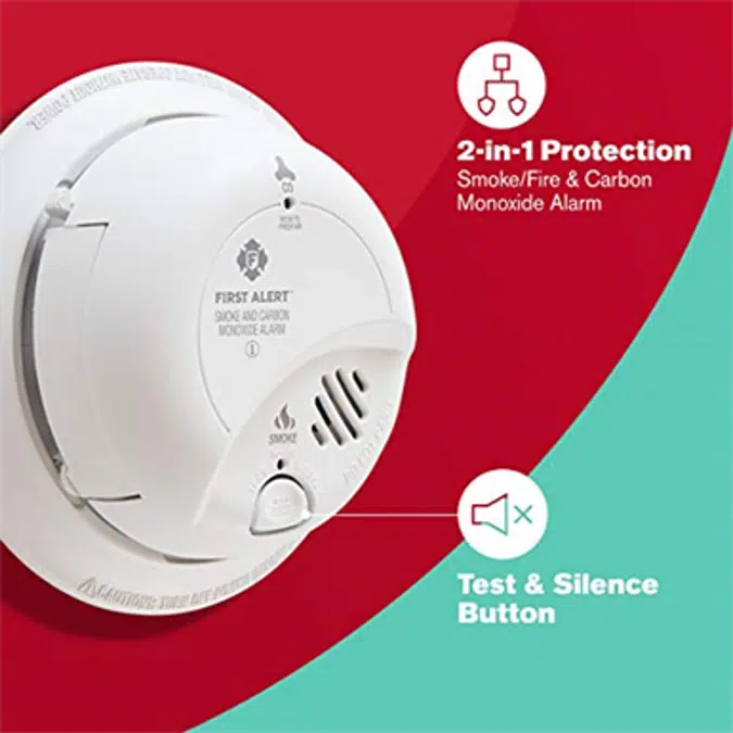 First Alert SC9120B Hardwired Smoke and Carbon Monoxide Detector